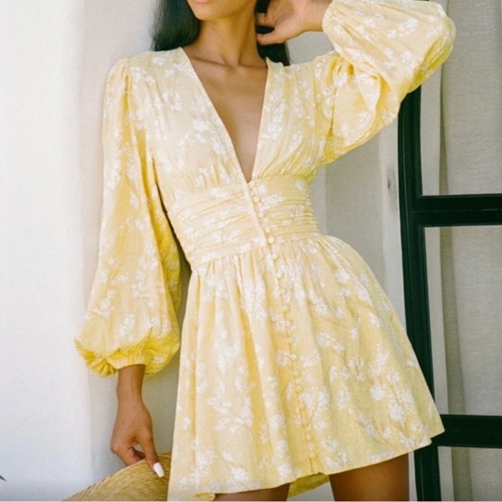 Sabo Skirt Lulu dress in yellow